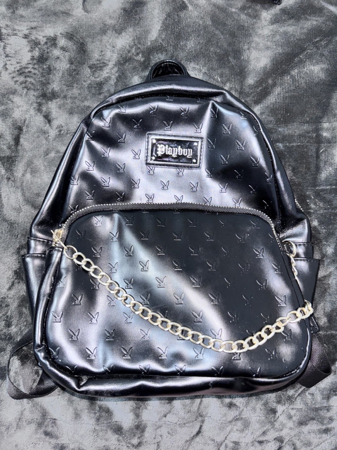 Playboy Black Backpack