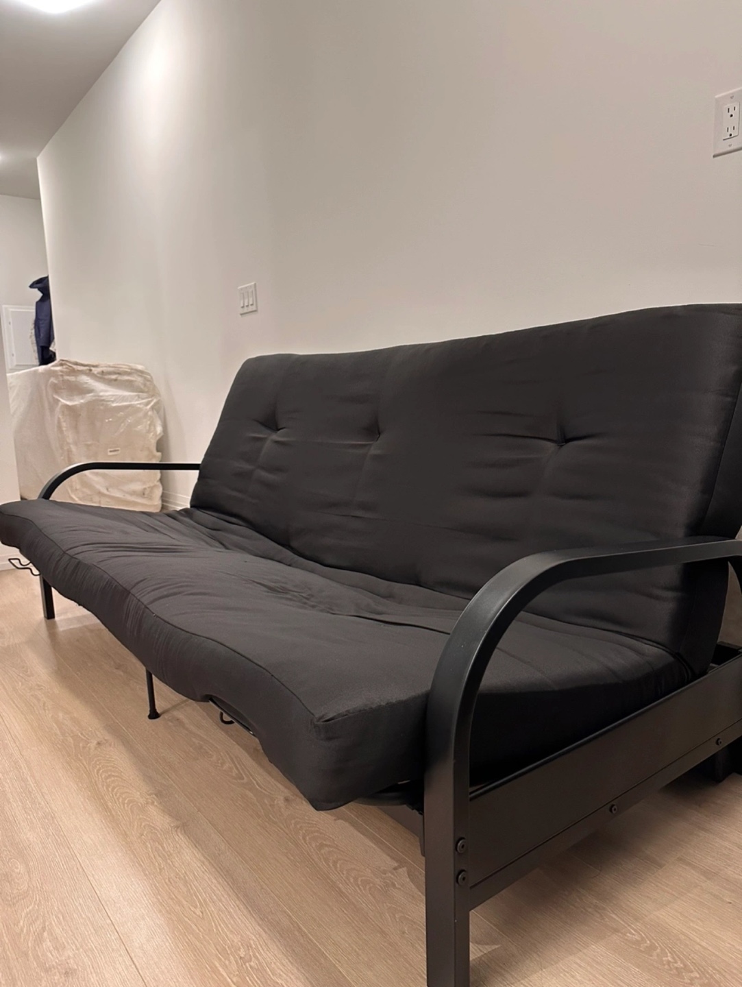 Black Futon Sofa Bed - photo 2