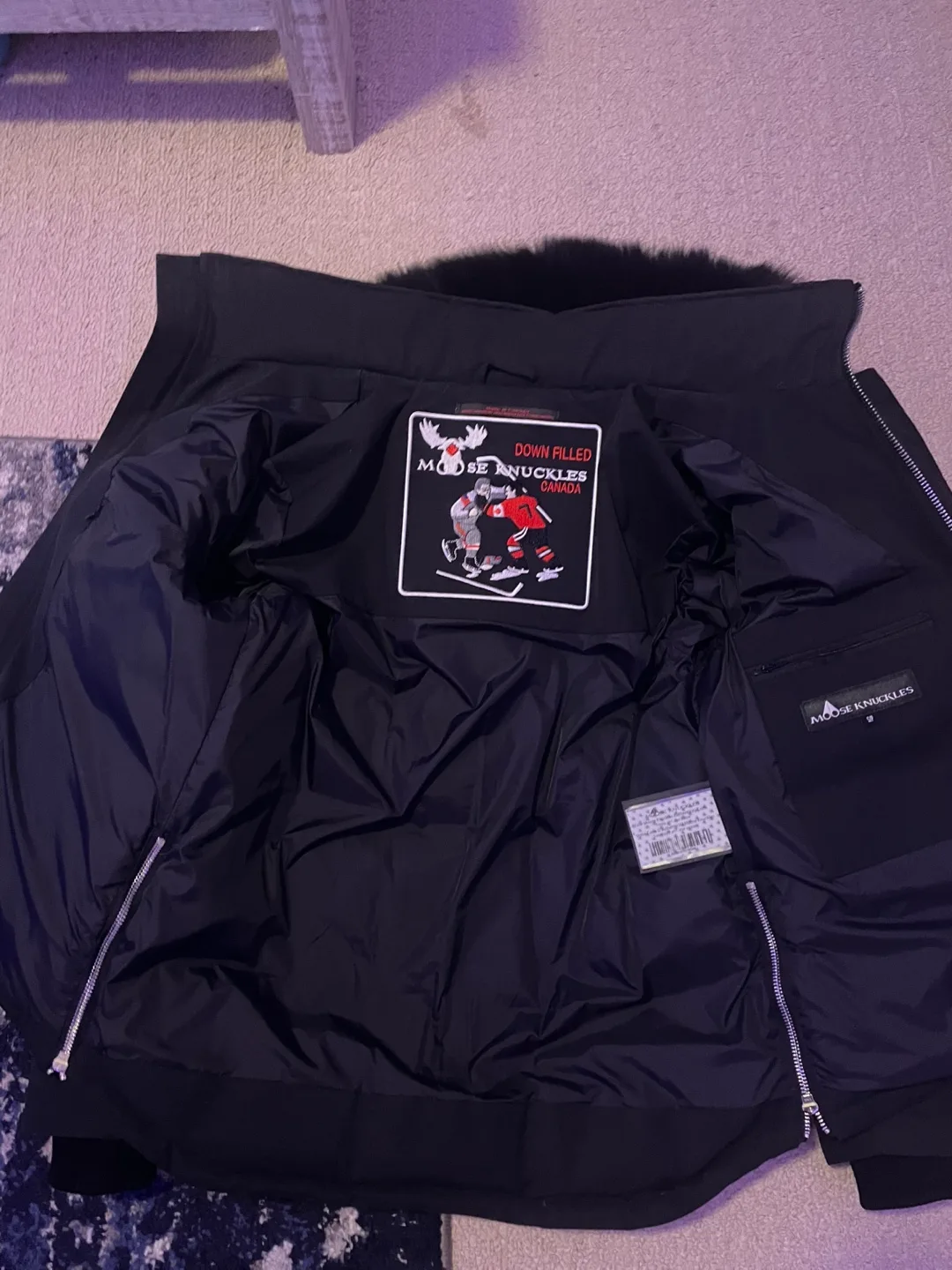 Men’s small moose knuckles jacket image indicator(2)