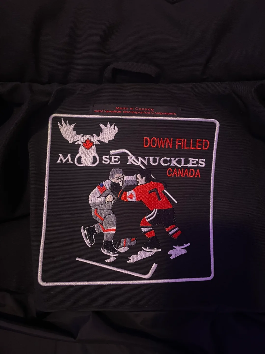 Men’s small moose knuckles jacket image indicator(6)