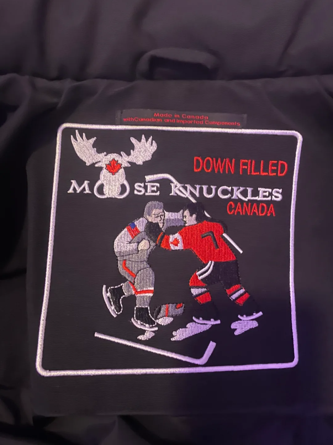 Men’s small moose knuckles jacket image indicator(5)