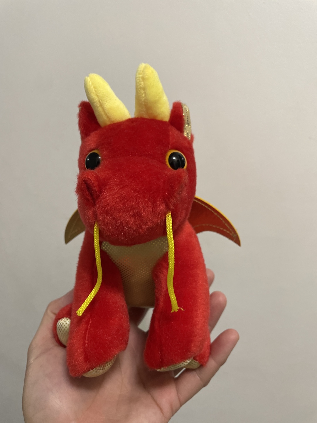 Adorable Red Dragon Plush Toy