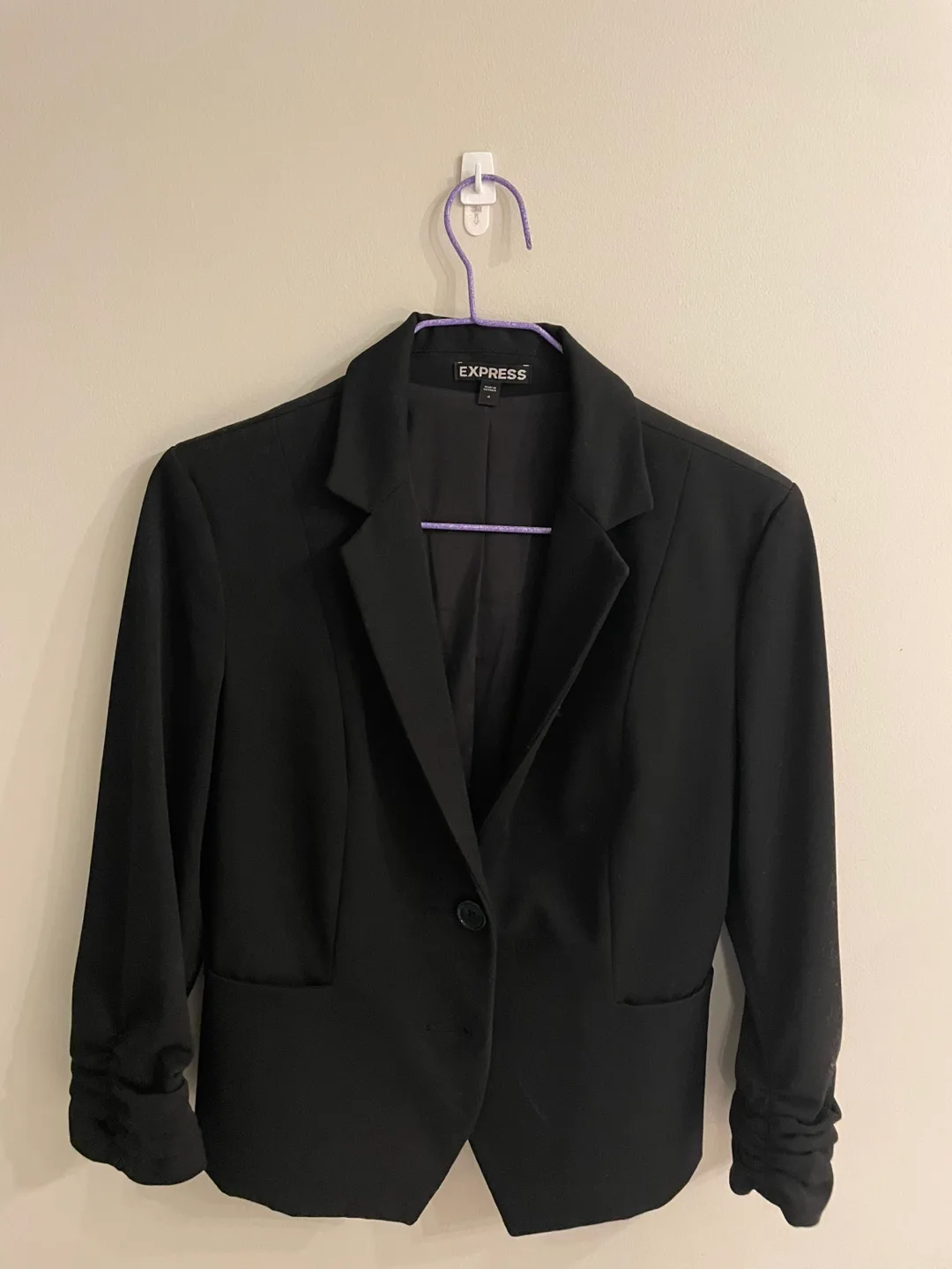 Express Black Blazer Jacket Size 4 thumbnail