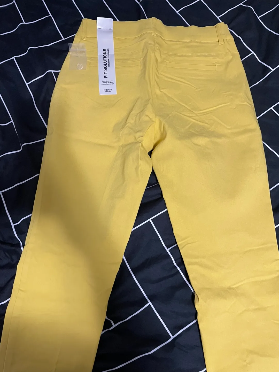 Ricki's Fit Solutions Mustard Yellow Pants Size 8 image indicator(3)