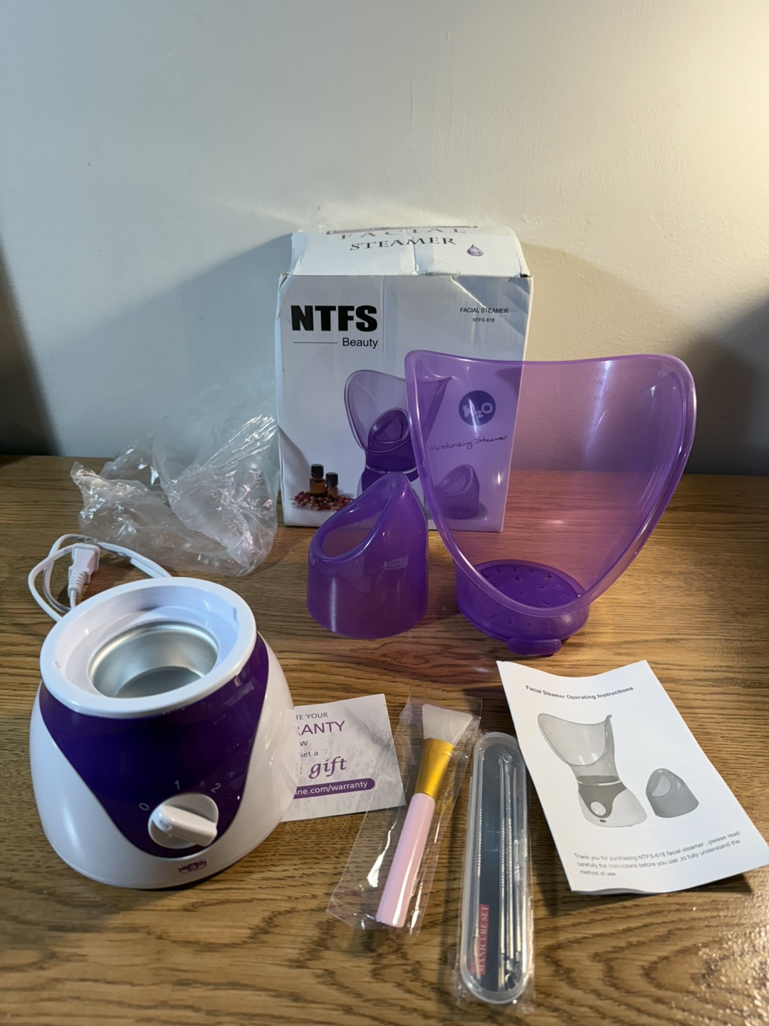 NTFS Beauty Facial Steamer with Accessories