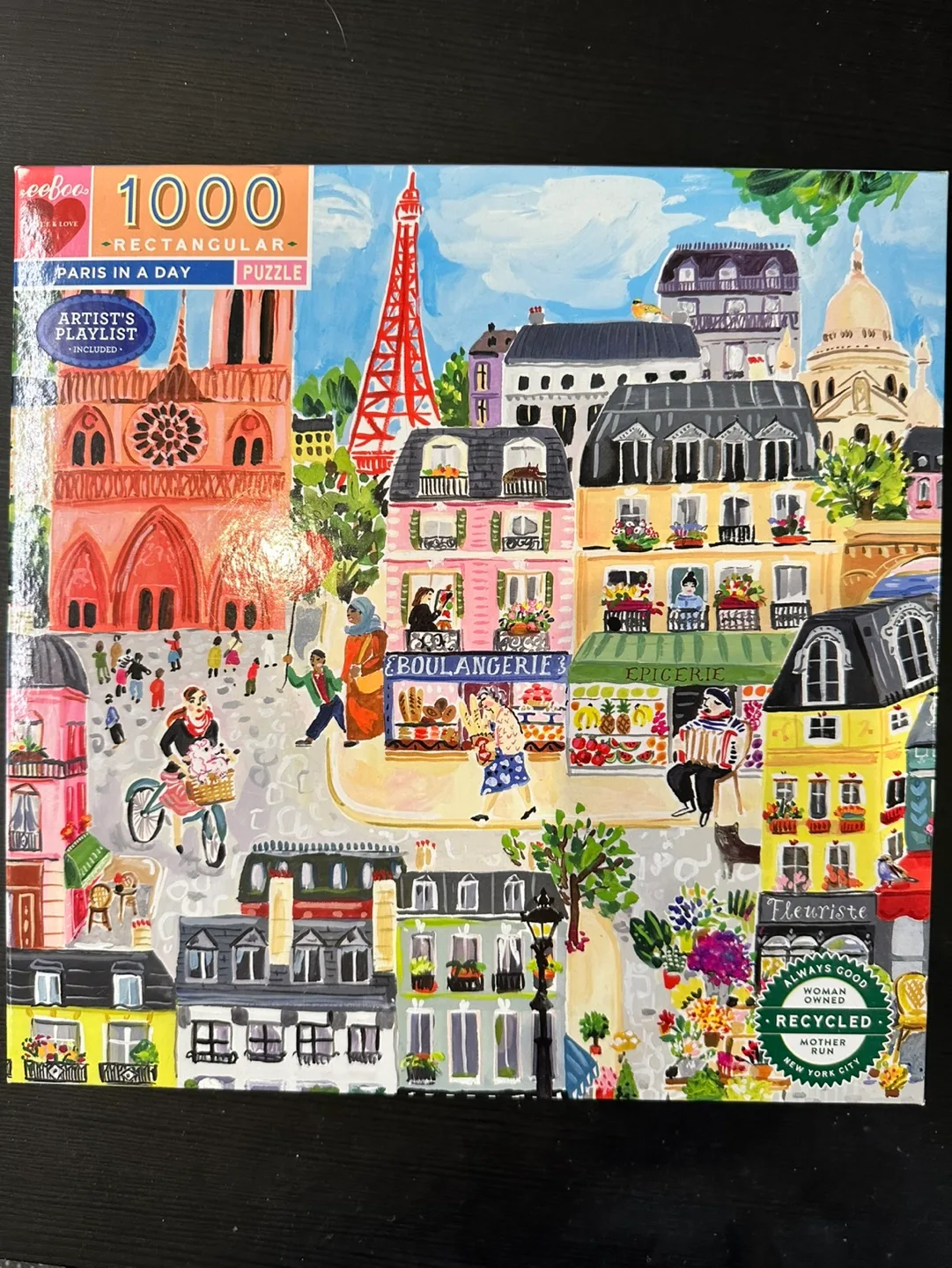 1000 Piece Puzzle: Paris in a Day #freecycle thumbnail
