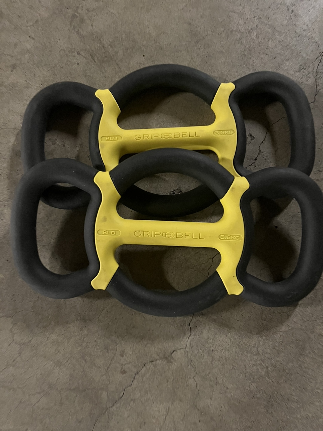 Gripbell 8lb Kettlebells - Pair