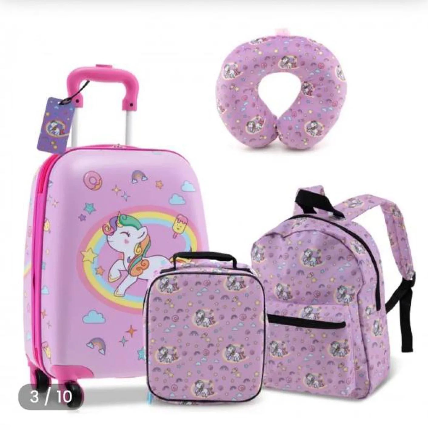 5 Piece Kids Luggage Set image indicator(2)