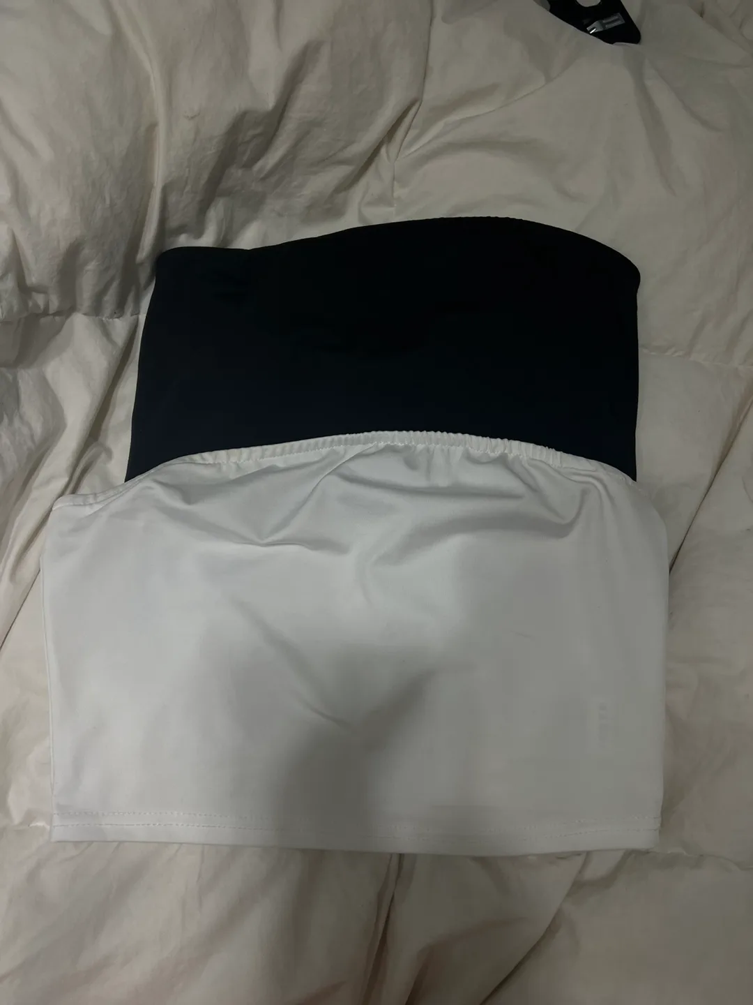 2 Pack Tube Tops - Black & White image indicator(2)