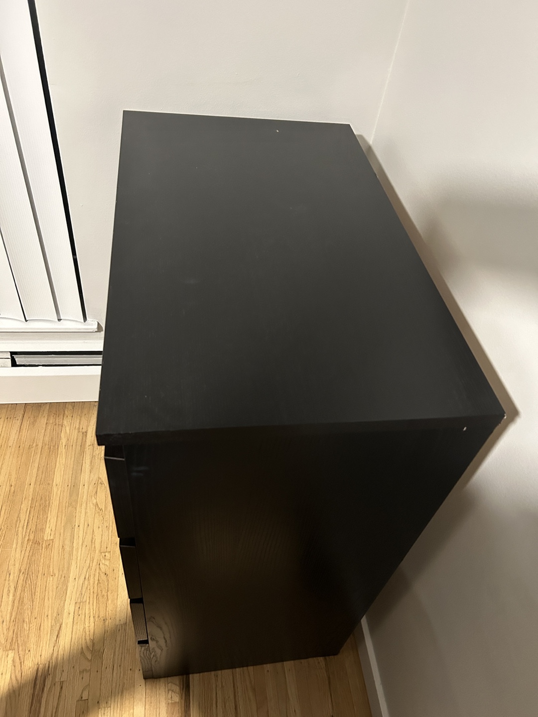 Black IKEA MALM 4-Drawer Chest - photo 2