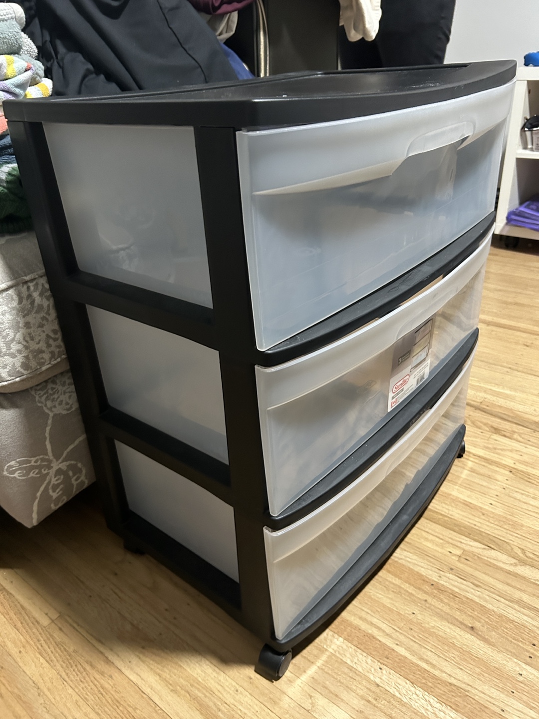 Sterilite 3-Drawer Rolling Cart