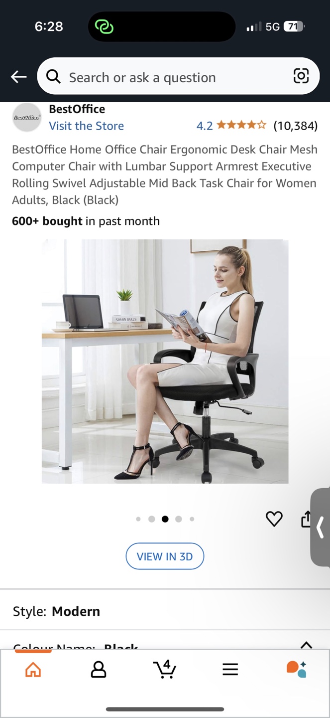 BestOffice Ergonomic Mesh Office Chair - photo 2