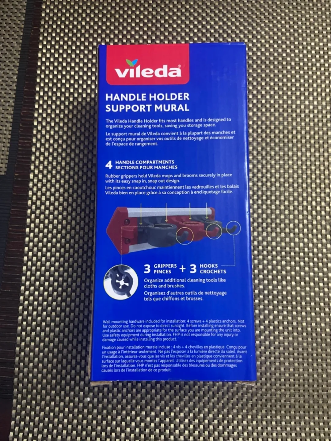 Vileda Handle Holder Wall Mount Organizer image indicator(2)