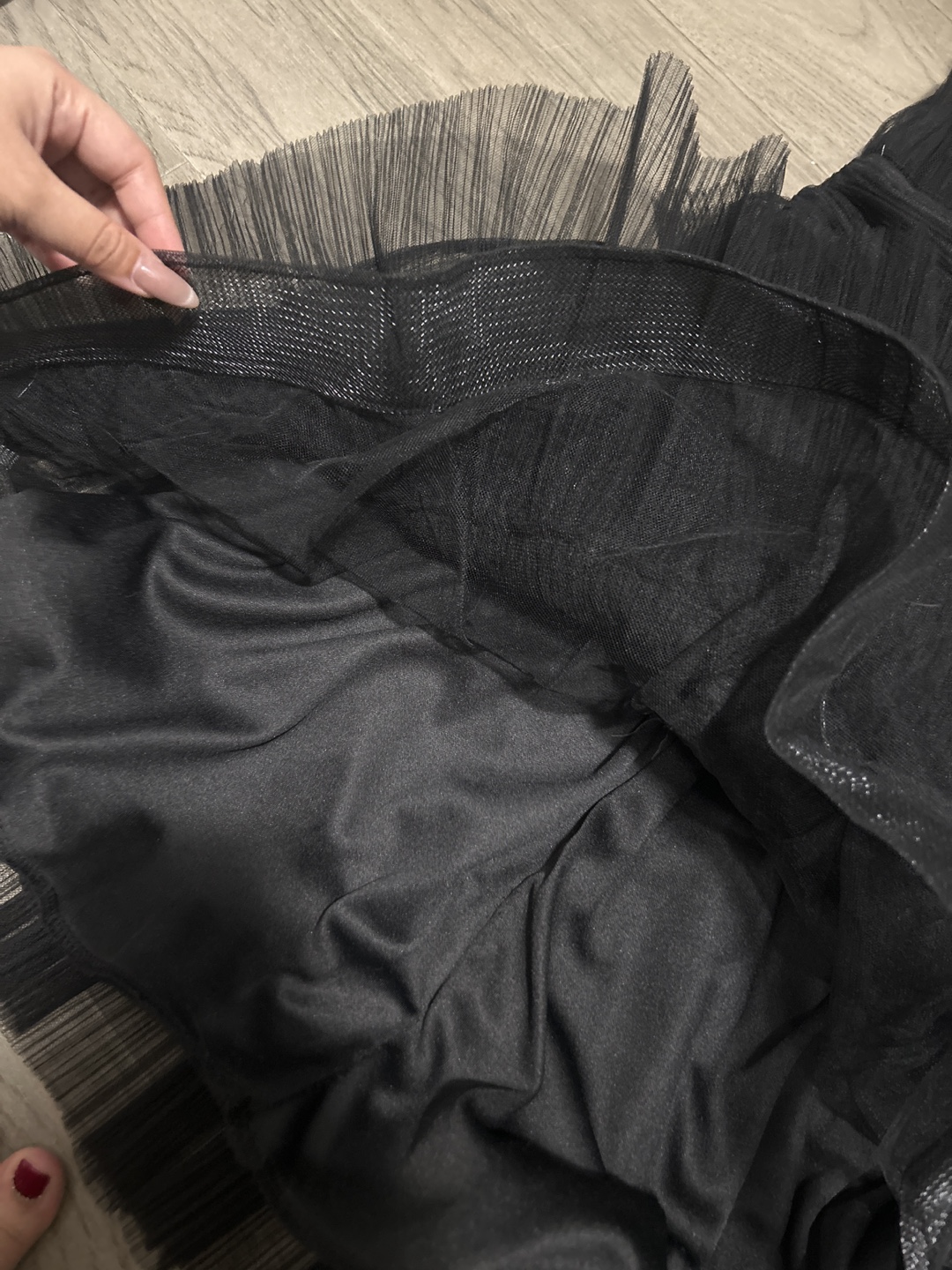 Black Tulle Mini Dress - photo 4