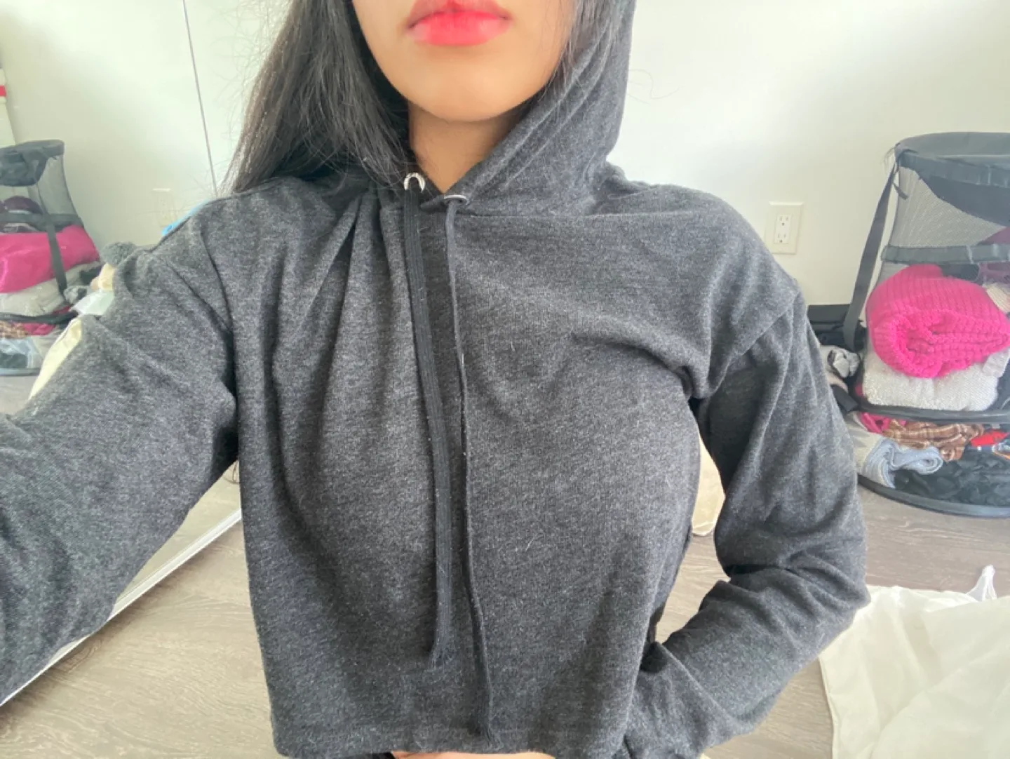 H&M Divided Cropped Hoodie - XS image indicator(5)