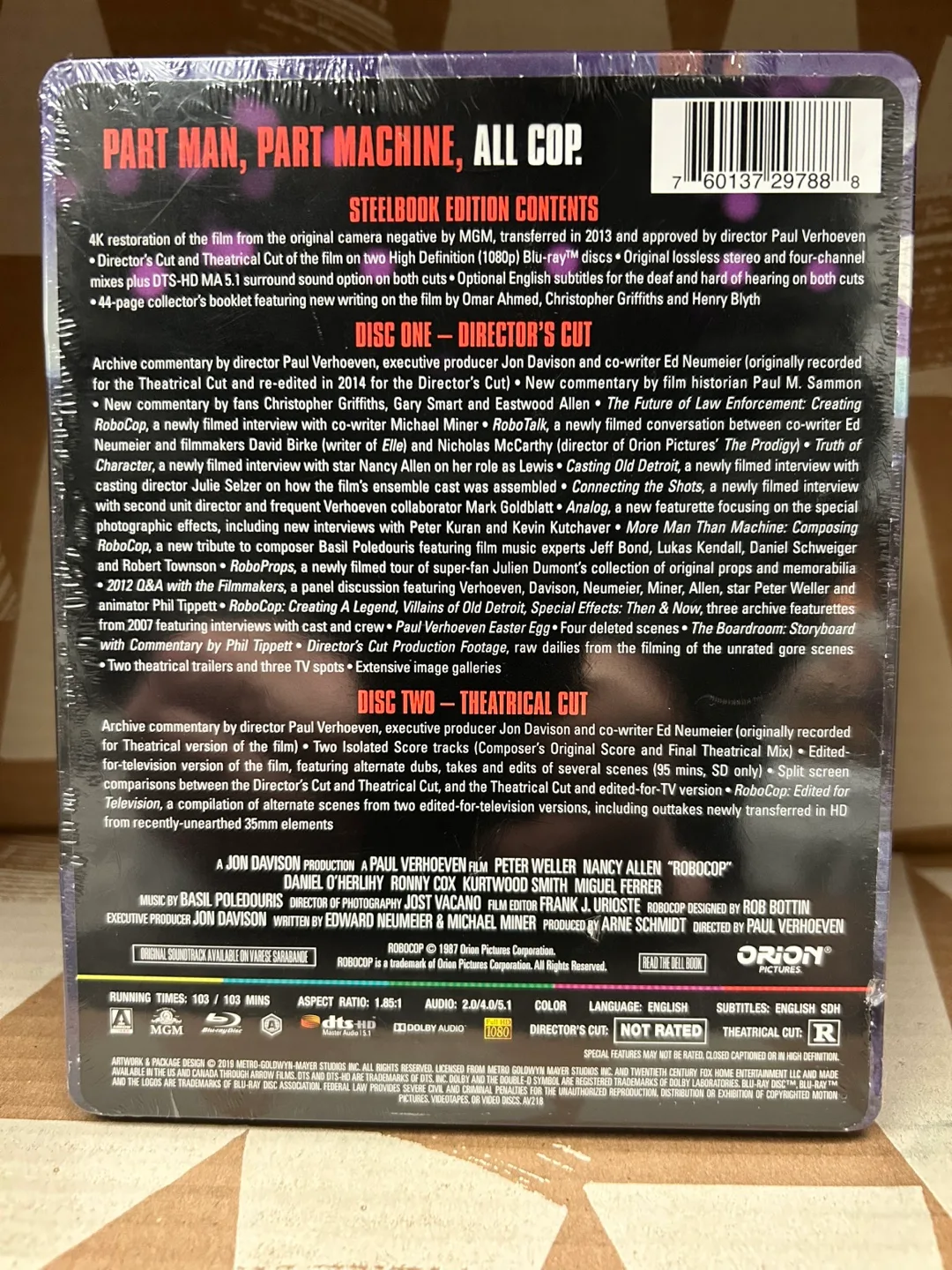 Robocop Steelbook BluRay image indicator(2)
