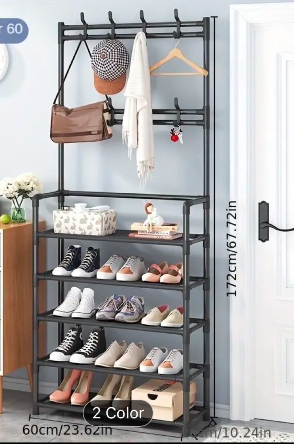 Multi-functional Shoe Rack and Coat Stand - photo 2