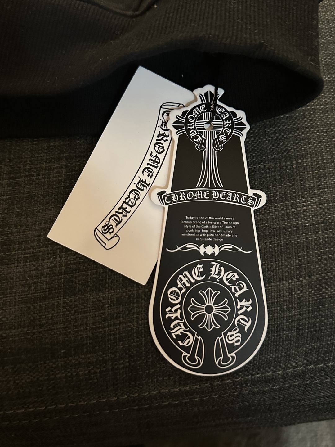 Chrome Hearts Black Zip-Up Hoodie - photo 3