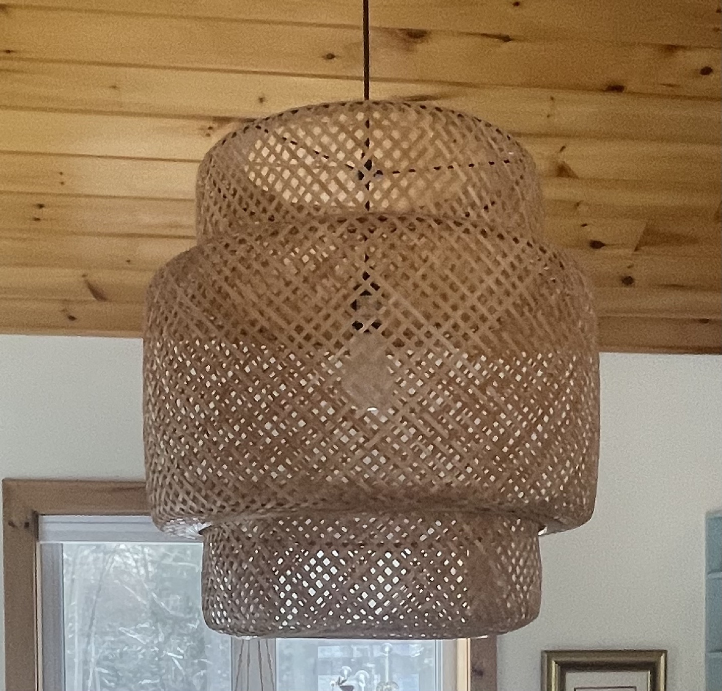 Beautiful Woven Pendant Light Fixture
