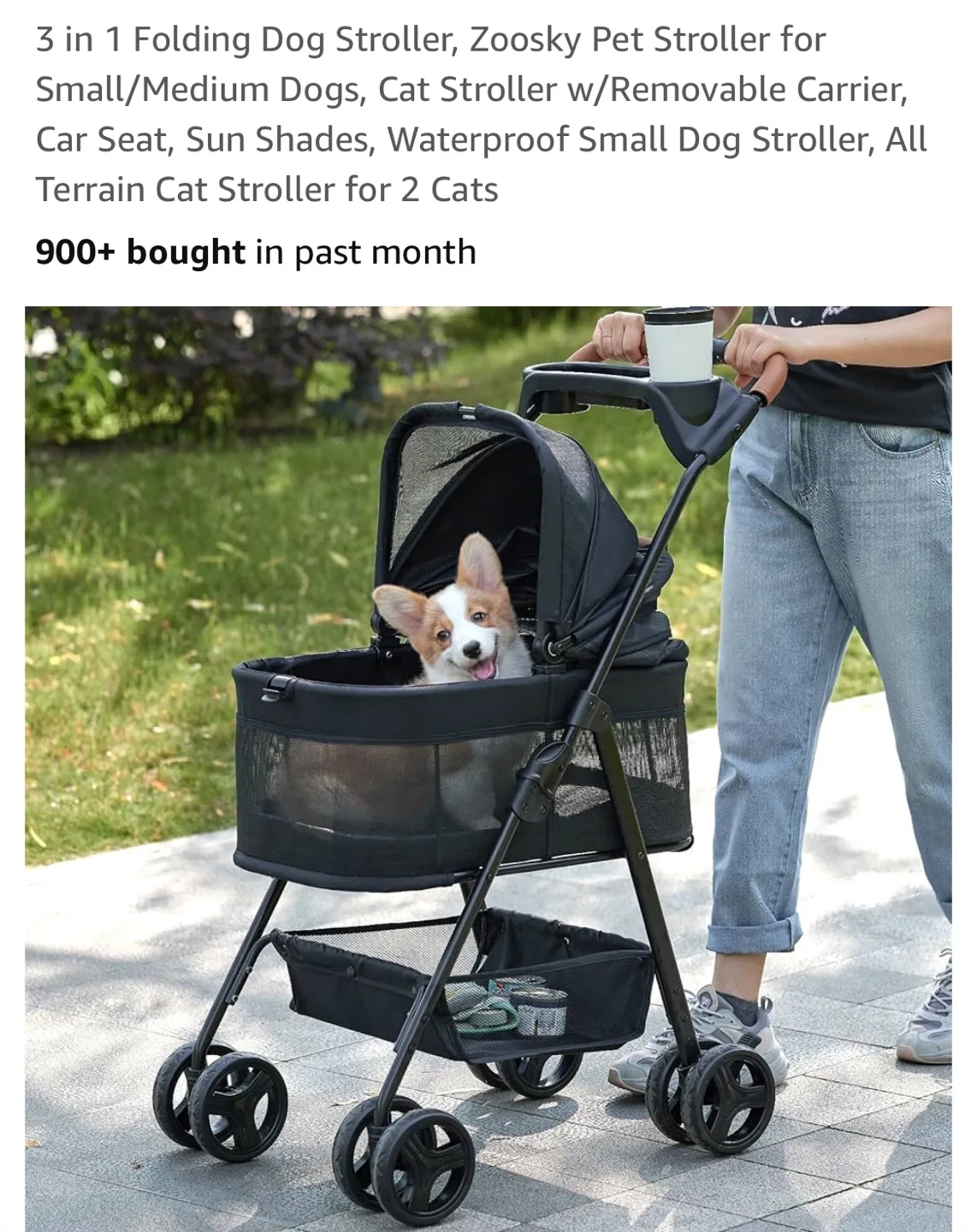 3-in-1 Pet Stroller - Zioosky Pet Carrier image indicator(2)
