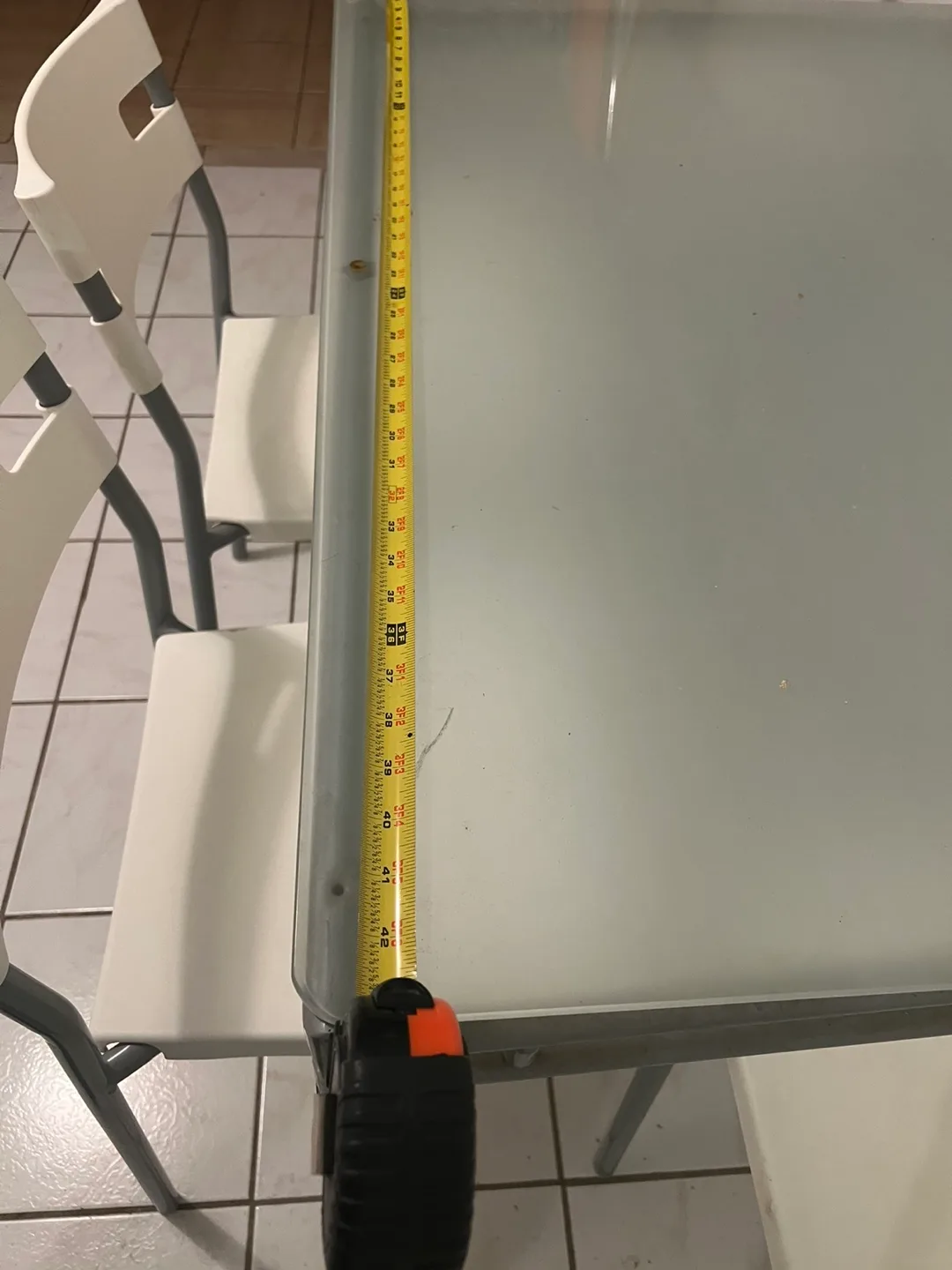 Glass-Top Dining Table Set with 4 Chairs image indicator(6)