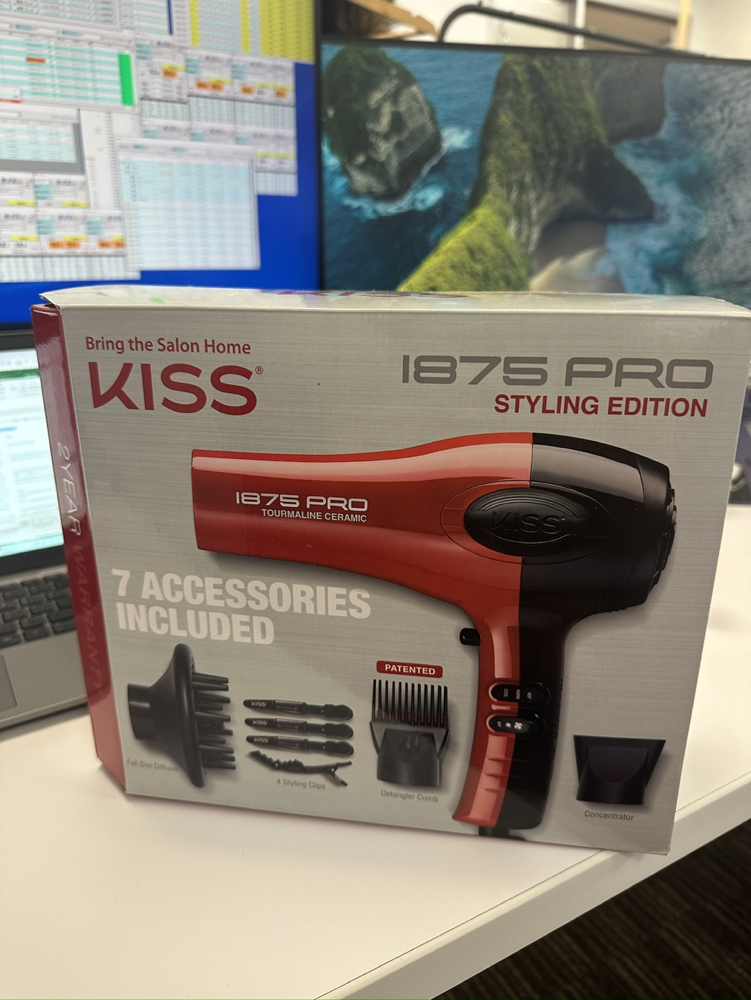 KISS 1875Pro Styling Edition Hair Dryer with 7 Accessories - photo 3