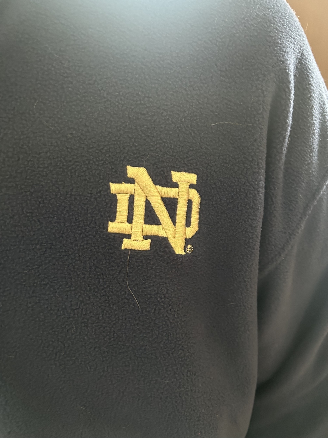 Notre Dame Fighting Irish 1/4 Zip Pullover - photo 2