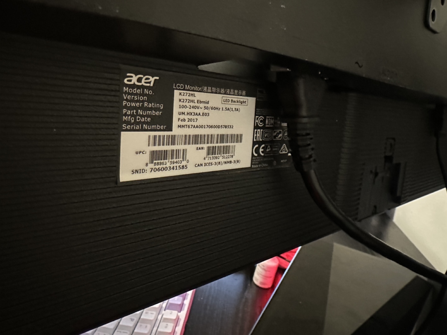 Monito acer 27” - photo 2