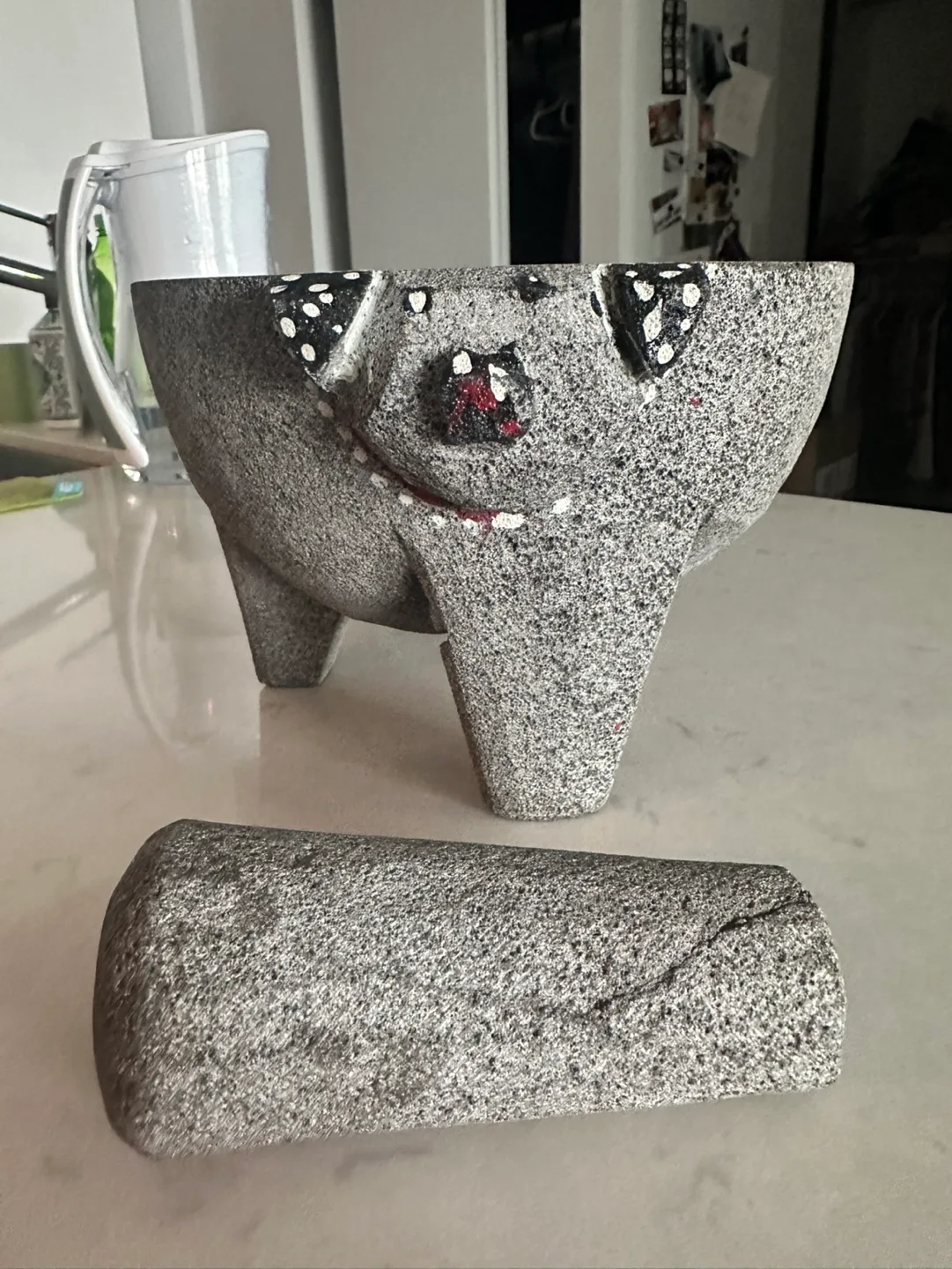 Hand-painted Molcajete and Tejolote Set thumbnail