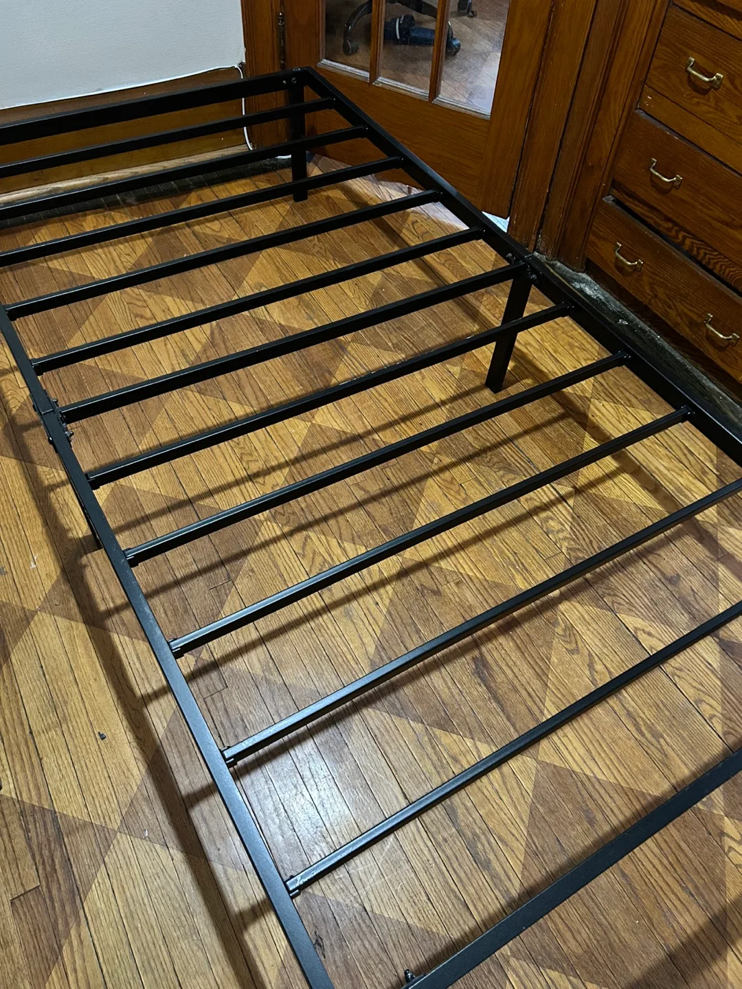 Black Metal Twin Bed Frame thumbnail
