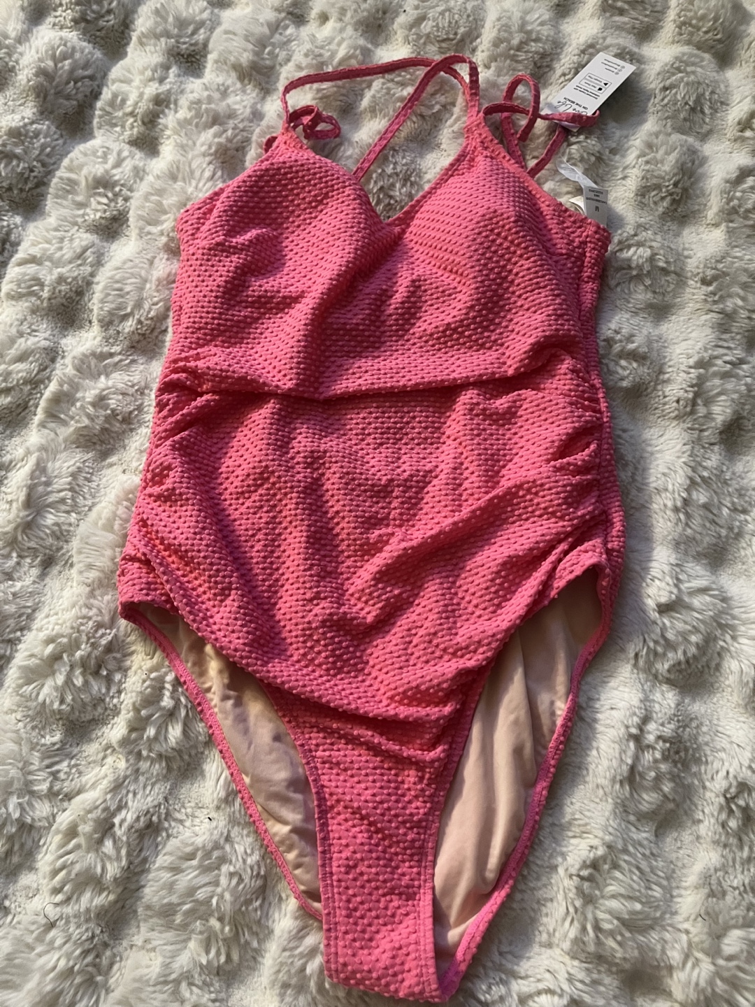 Cupshe Pink One-Piece Swimsuit Size Medium