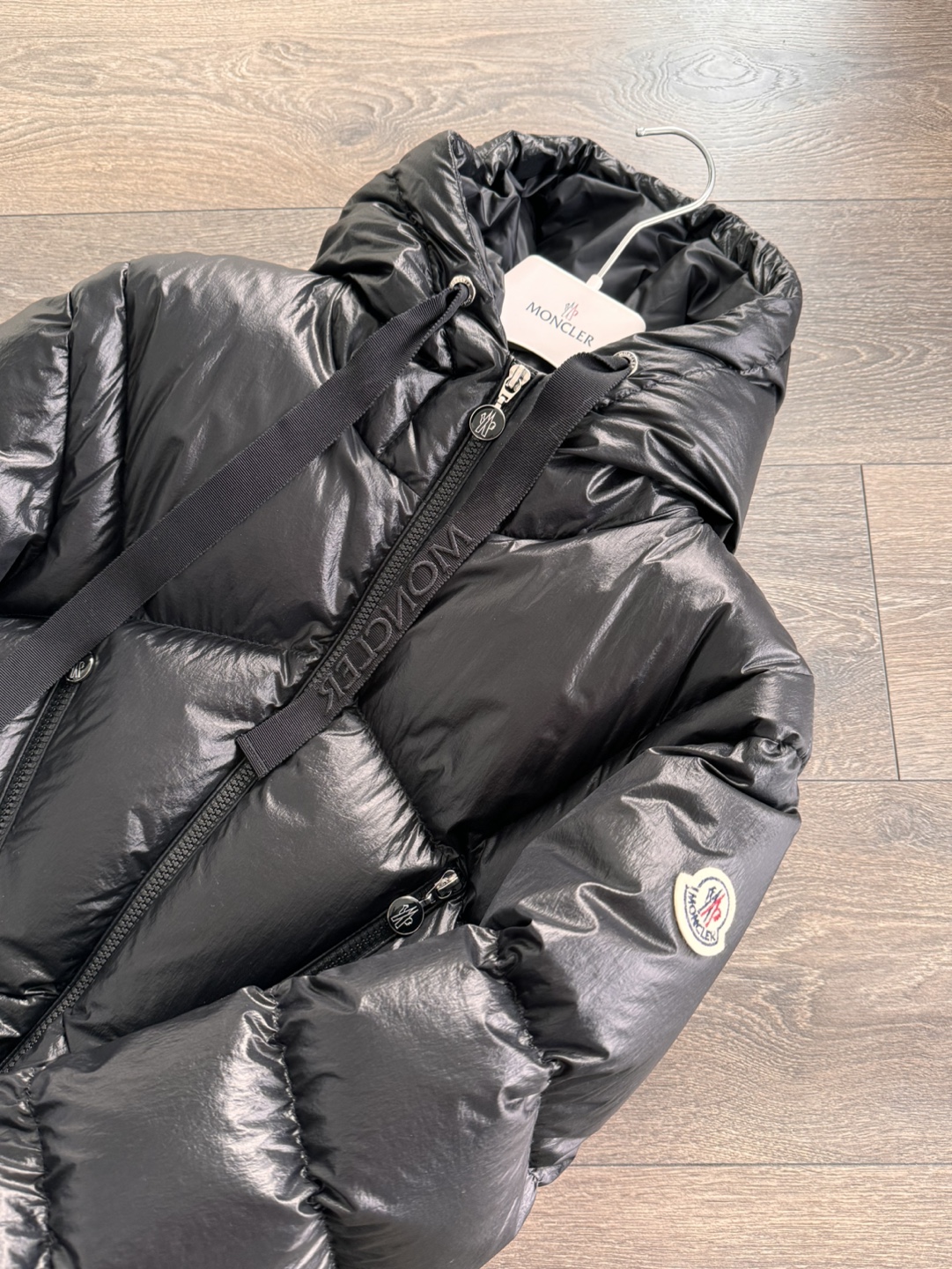 Moncler Black Jacket Size 1 (Seine giubbotto)