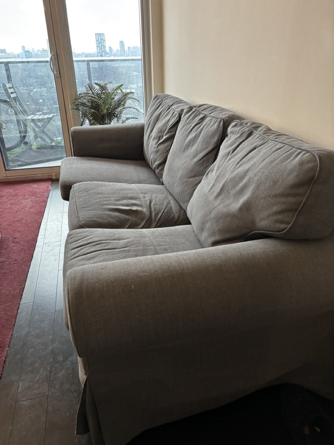 IKEA Sofa - Grey Fabric - Excellent Condition - photo 2