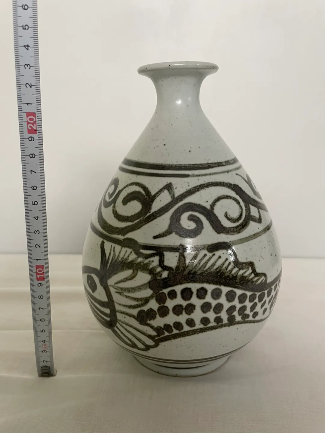 Vintage Pottery Vase with Abstract Design image indicator(2)