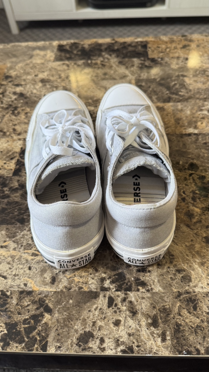Grey Converse All-Star Low Top Sneakers - photo 3