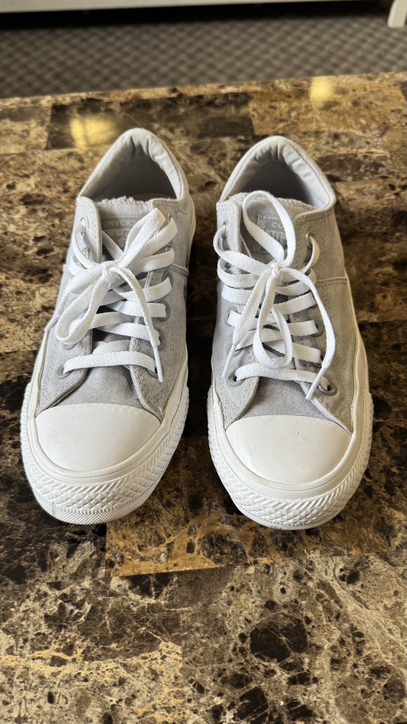 Grey Converse All-Star Low Top Sneakers