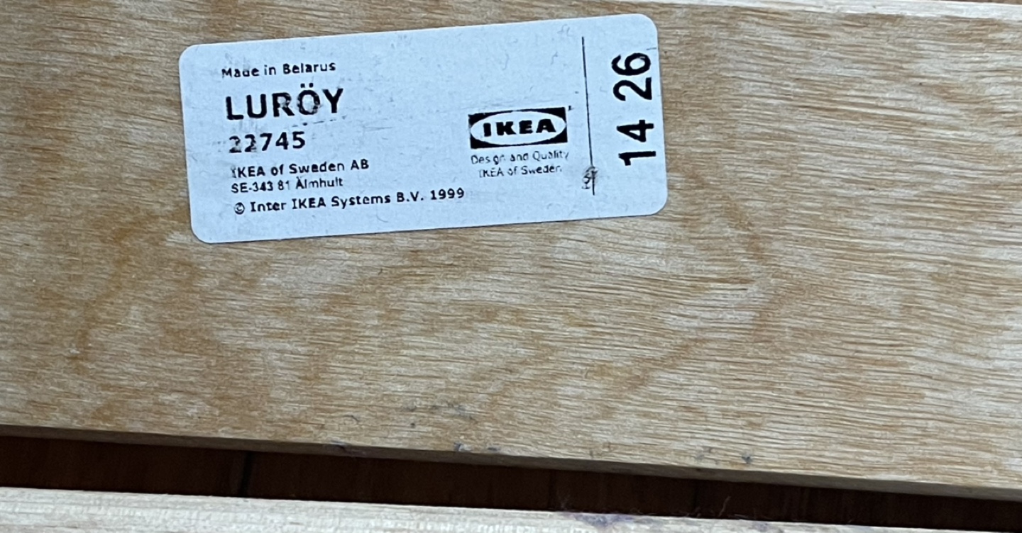 IKEA LURÖY Queen Slatted Bed Base - photo 2