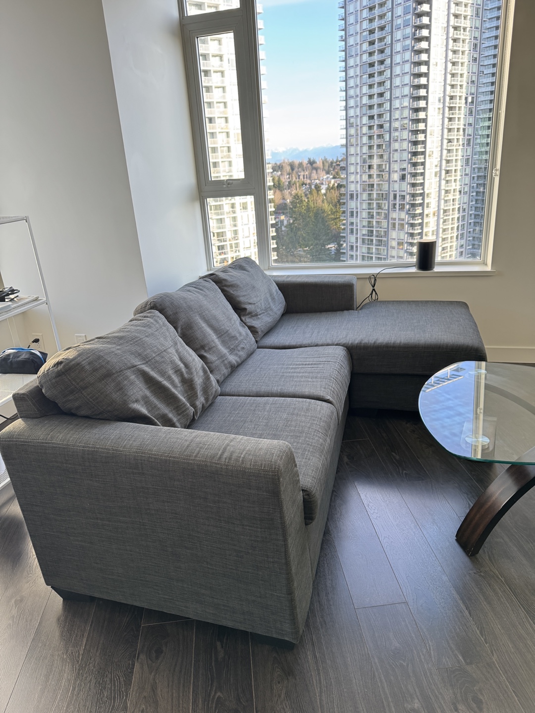 Sectional Sofa - Grey - photo 2
