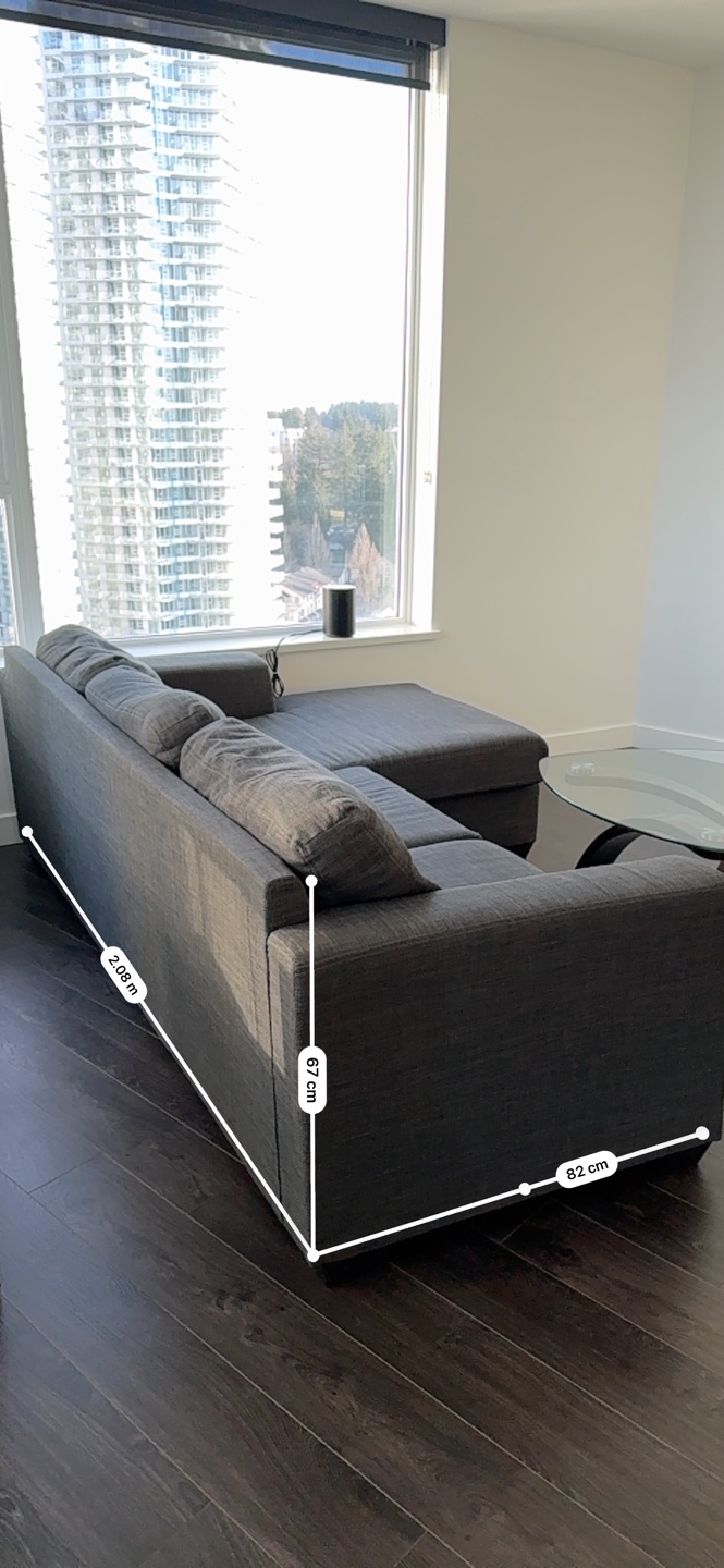 Sectional Sofa - Grey - photo 4