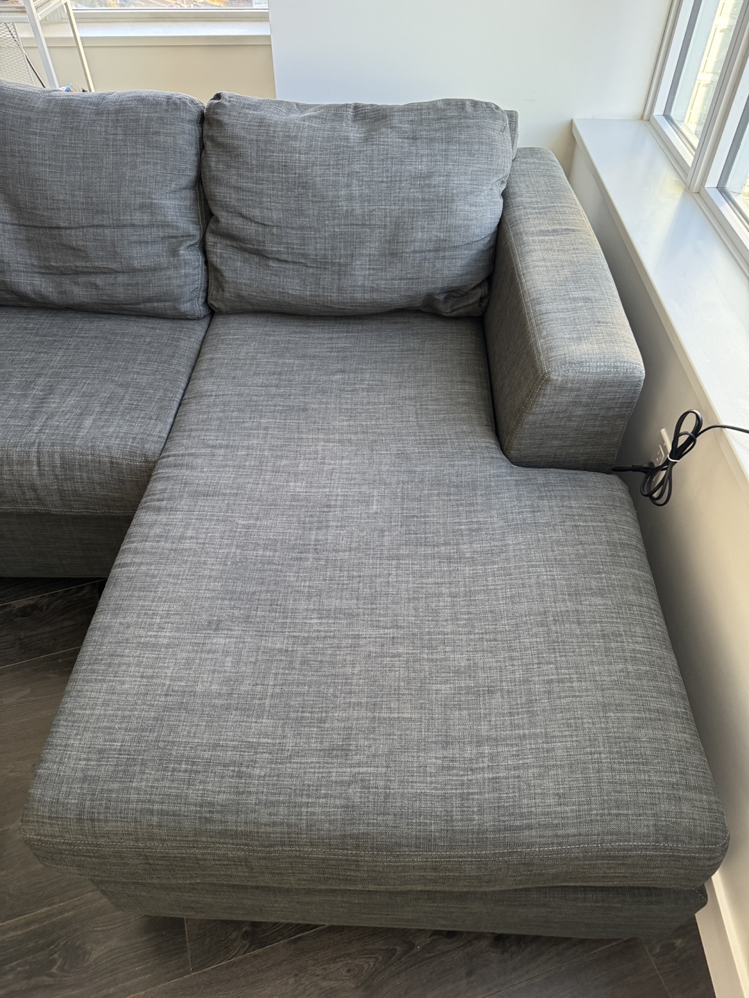 Sectional Sofa - Grey - photo 3
