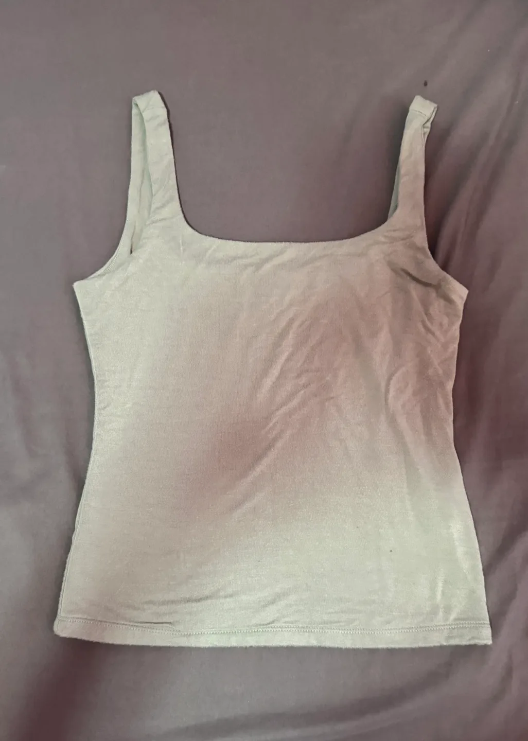Sage Green Sleeveless Top thumbnail
