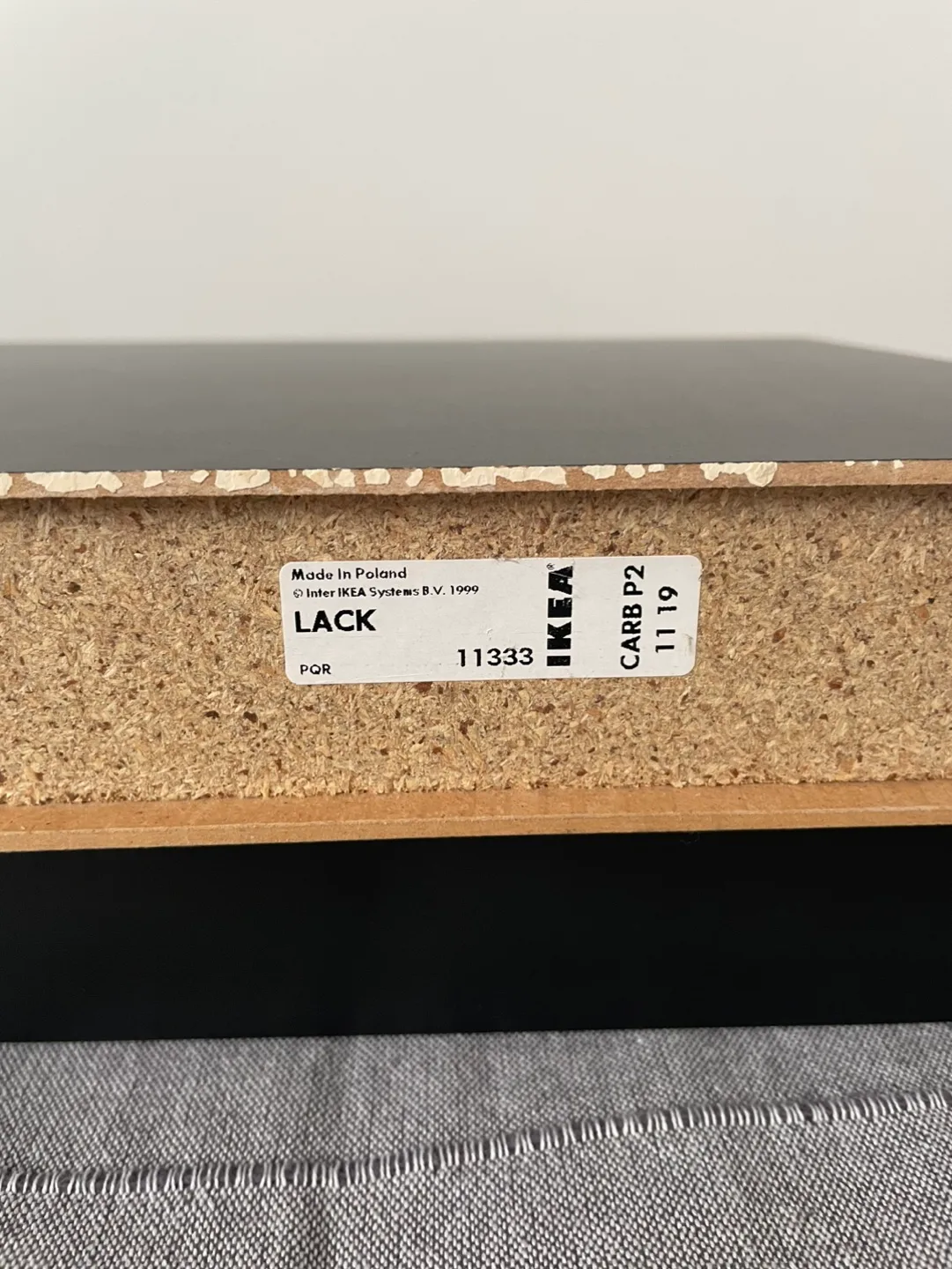 Pair of IKEA LACK Black Wall Shelves image indicator(5)