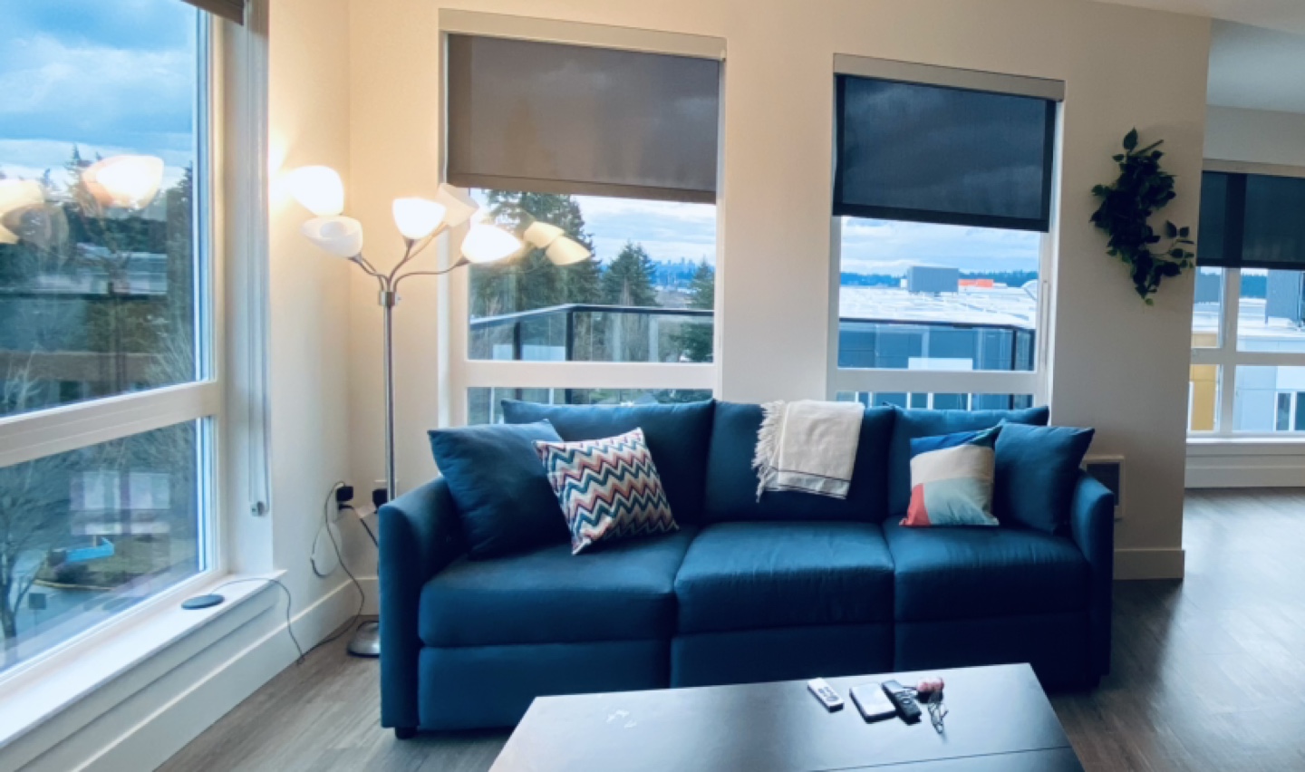 Navy Blue Sofa