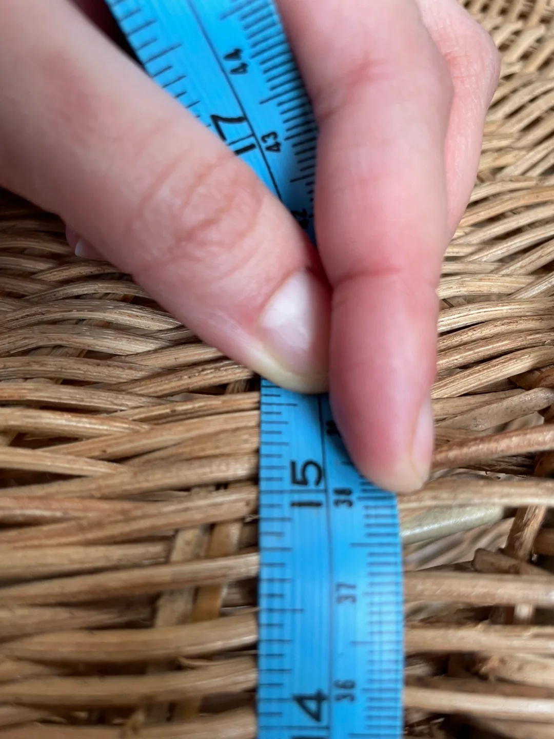 IKEA Modern Ottoman- Wicker and Metal Stool image indicator(9)