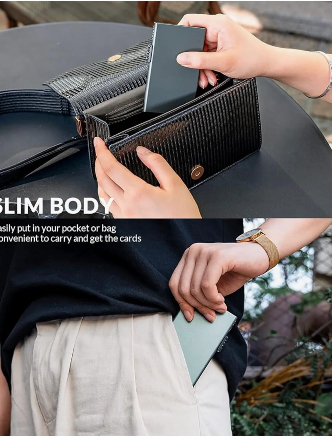 Vulkit RFID Blocking Aluminium Card Holder image indicator(5)