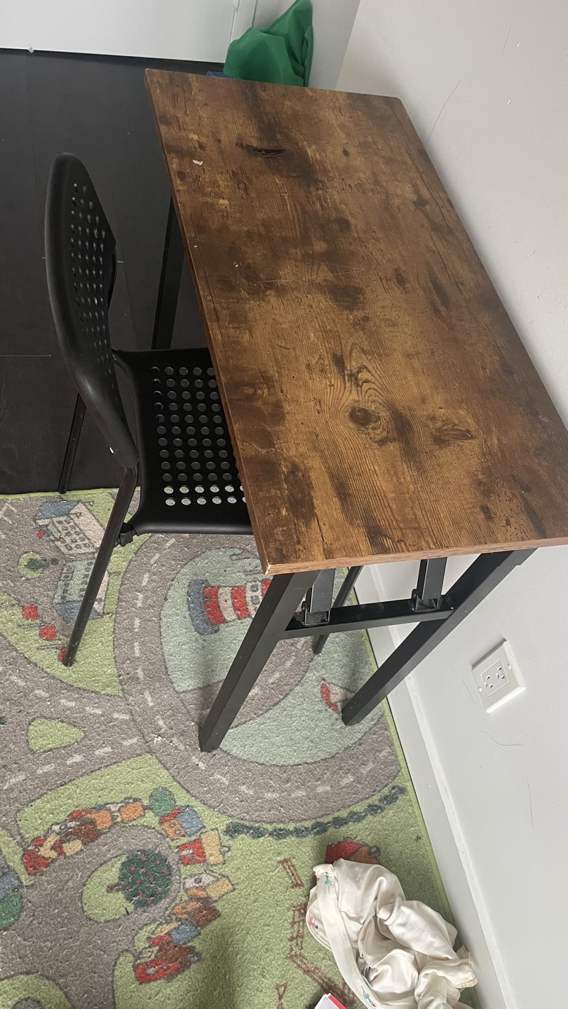 Foldable Writing Desk with Chair - photo 2