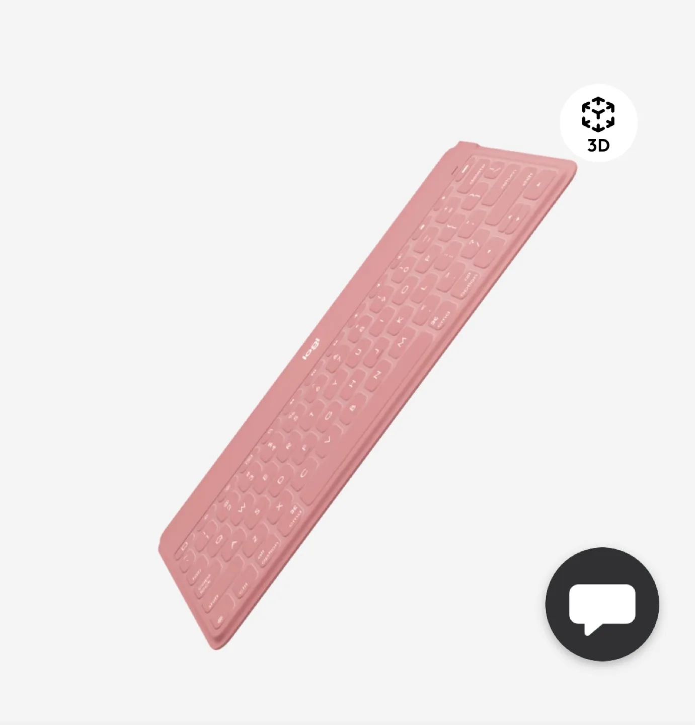 Logitech Keys-To-Go Ultra-Portable Bluetooth Keyboard - Rose image indicator(6)