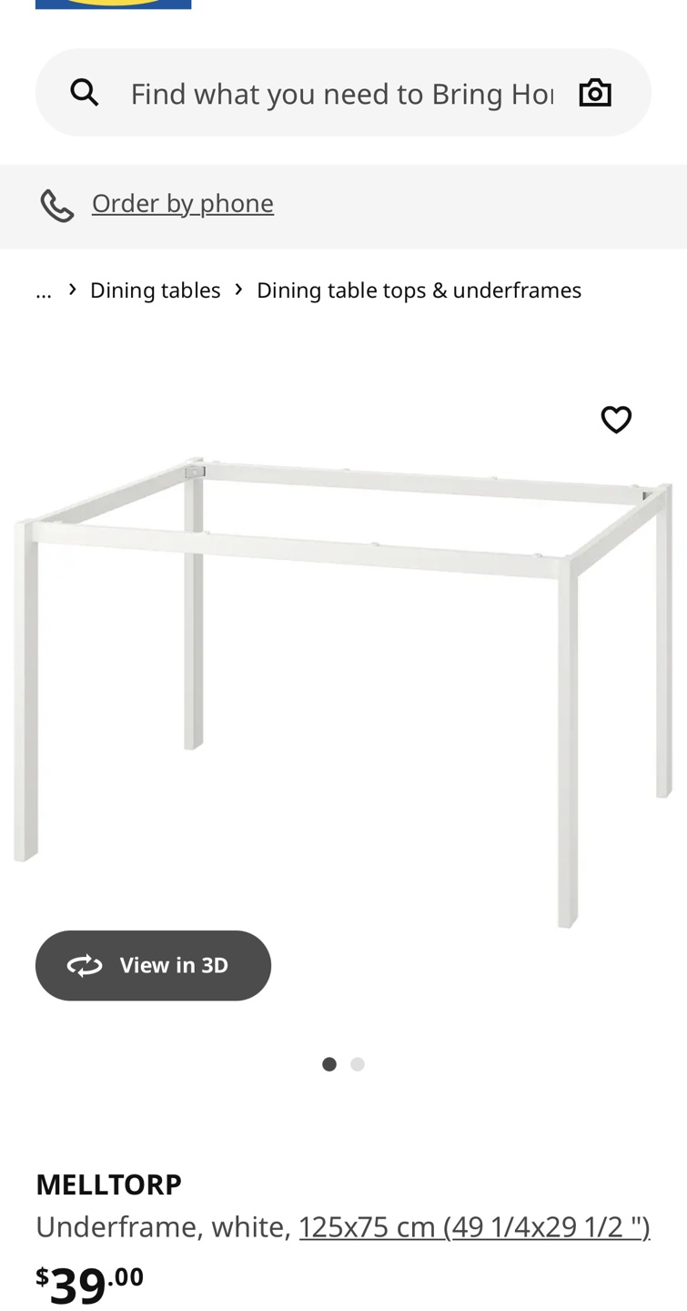 IKEA White Table and Chairs Set - photo 3