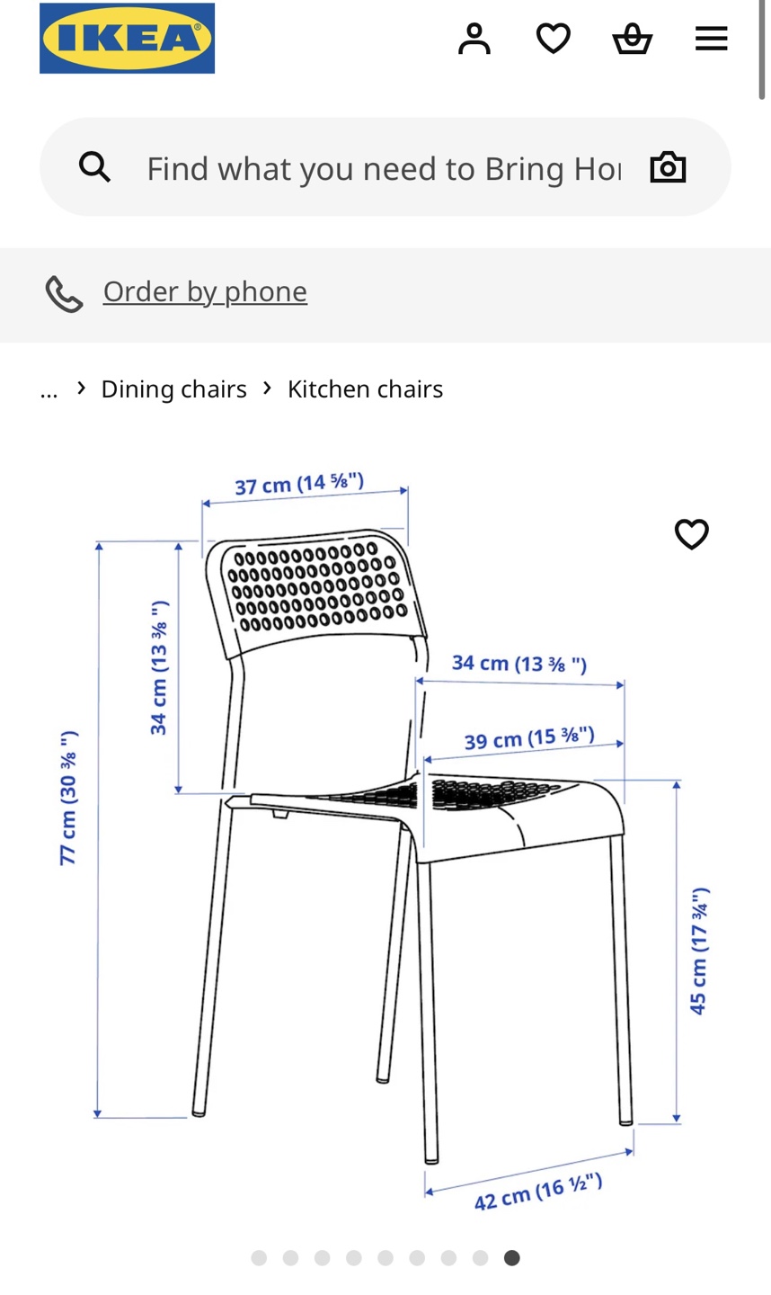 IKEA White Table and Chairs Set - photo 5