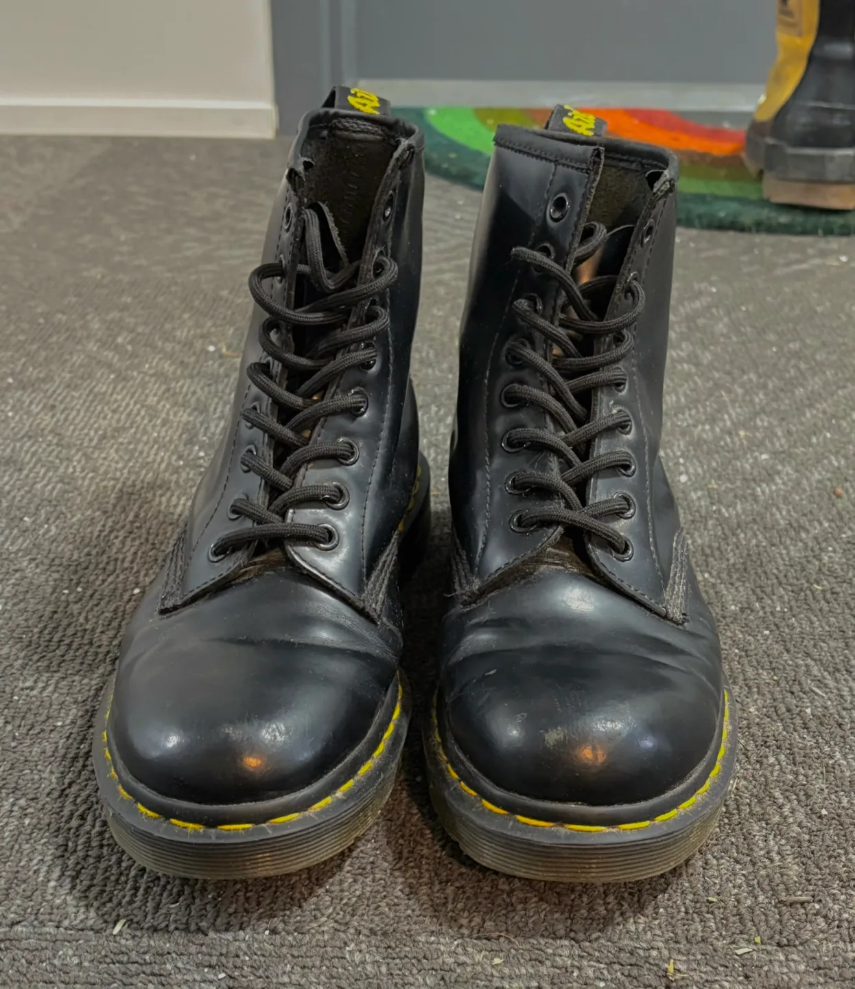 Dr. Martens 1460 Black Leather Boots thumbnail